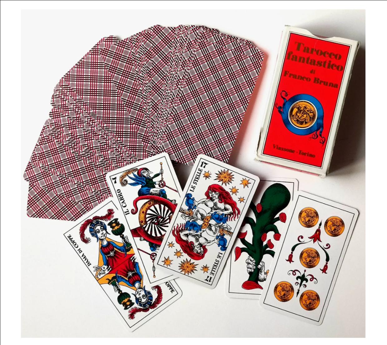 Franco Bruna - Cartes de tarot - Tarot fantastique - Italie - 1980-1990