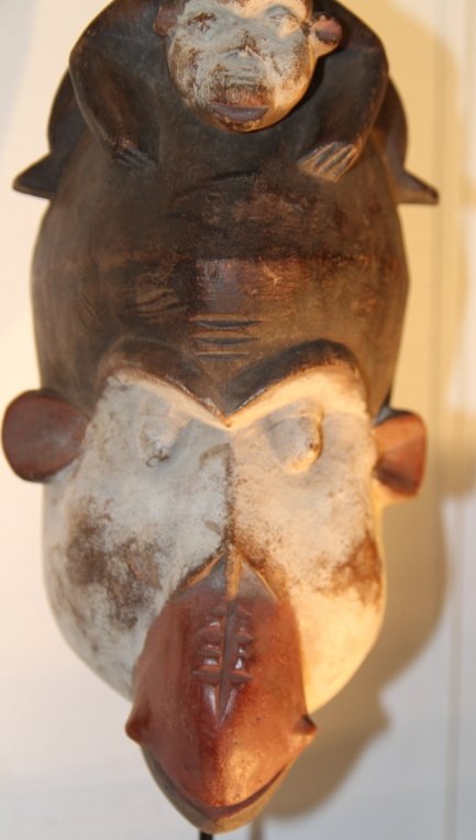 Maschera tribale gorilla "BULU Ngi" Camerun - Africa - 1970/1980