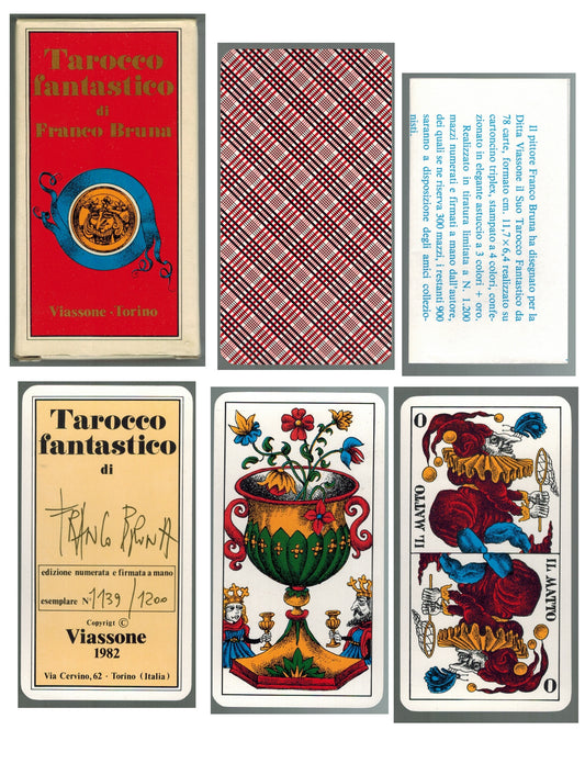 Franco Bruna - Cartes de tarot - Tarot fantastique - Italie - 1980-1990