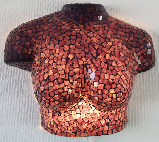 Lampe en forme de buste féminin - Pays-Bas - fin du XXe siècle