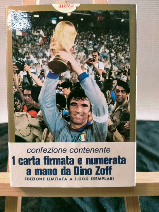 Carte da gioco “Italia campione del mondo”. Spagna 1982. Tiratura limitata a 1000 esemplari