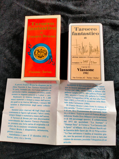 Franco Bruna - Cartes de tarot - Tarot fantastique - Italie - 1980-1990