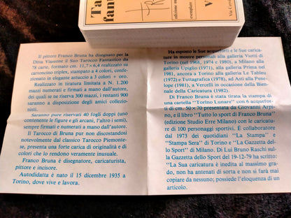 Franco Bruna - Cartes de tarot - Tarot fantastique - Italie - 1980-1990