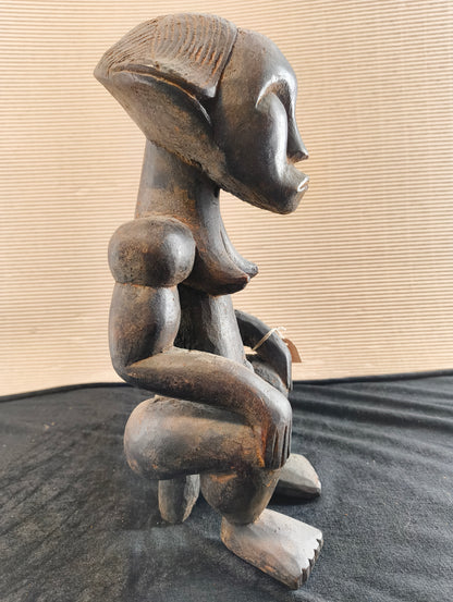 Figura femminile di reliquario Byeri Fang - Gabon - ultimo quarto del XX° secolo