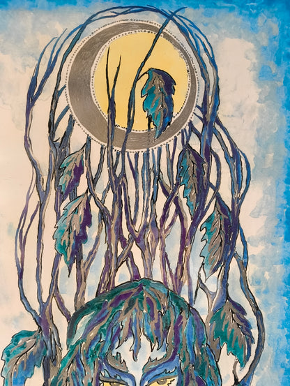 Lithographie « Apparition végétale » de Guido De Bonis
