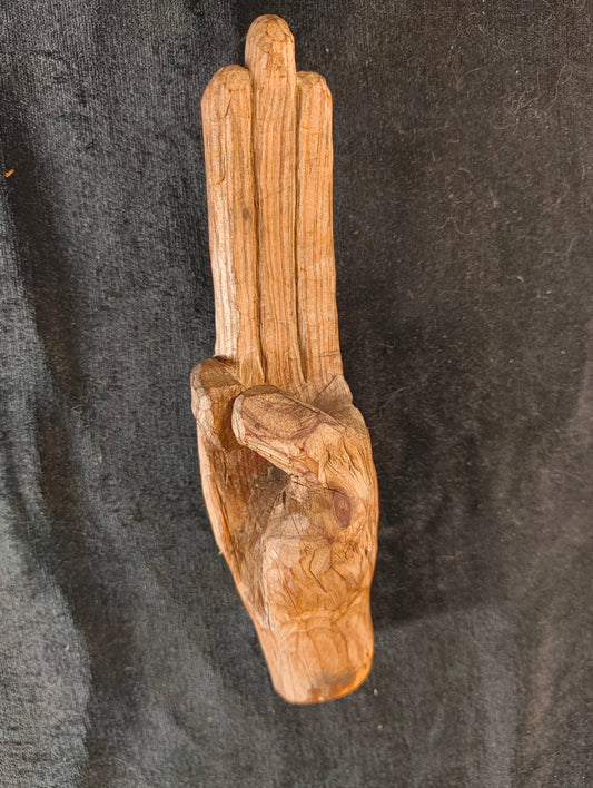 Sculpture of Buddhi Mudra - Seal symbol of mental clarity