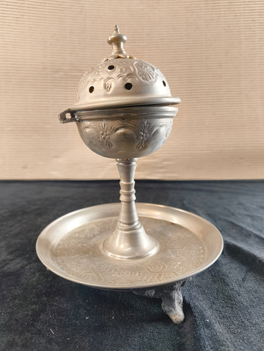 Thurible with saucer - Rome - mid 19th century