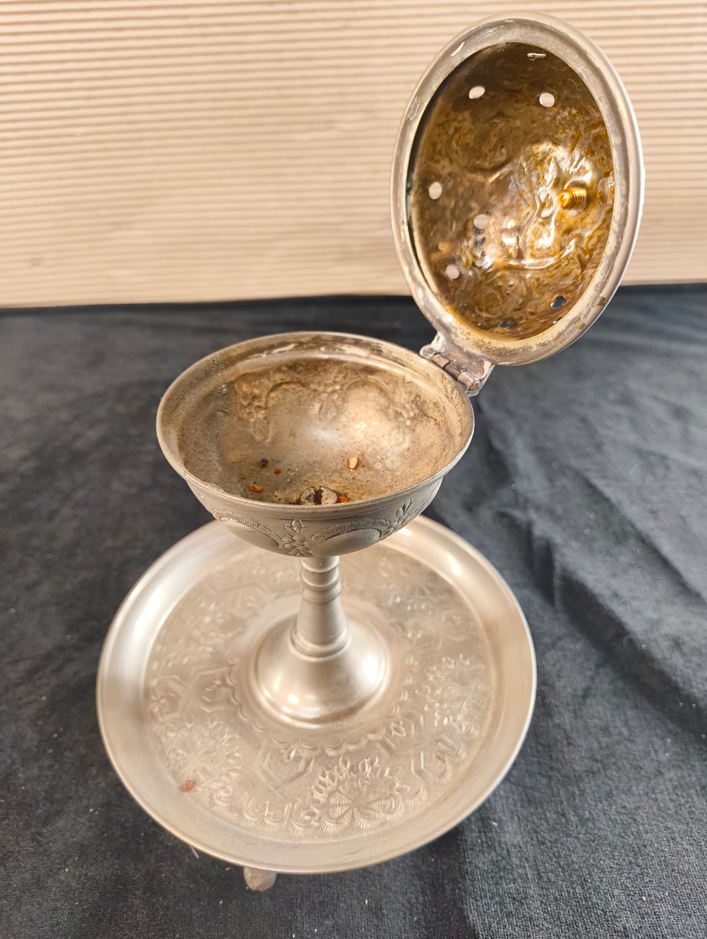Thurible with saucer - Rome - mid 19th century