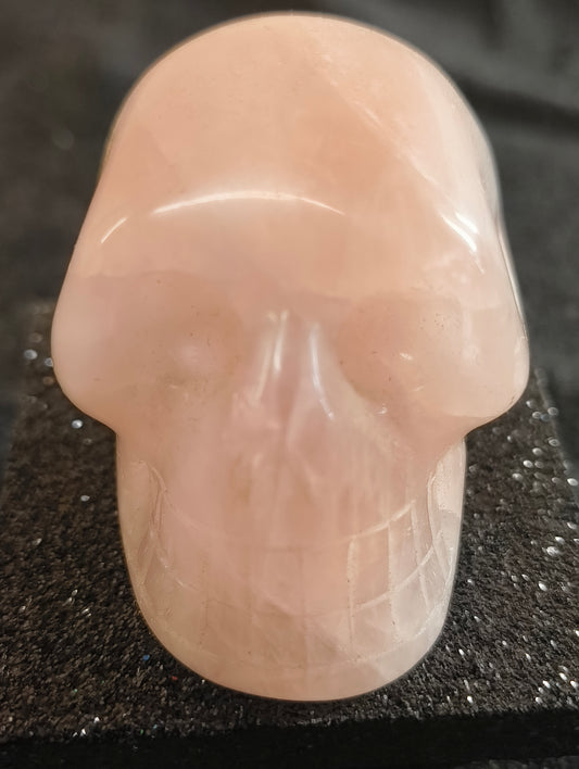 Rose Quartz Skull 