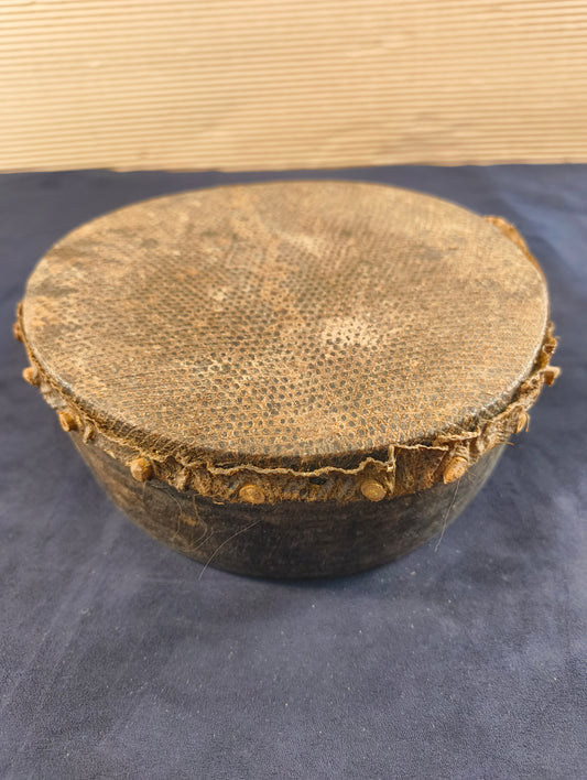 Tambour - Chamanique - Bois, Peau de serpent - Népal - Milieu du XXe siècle
