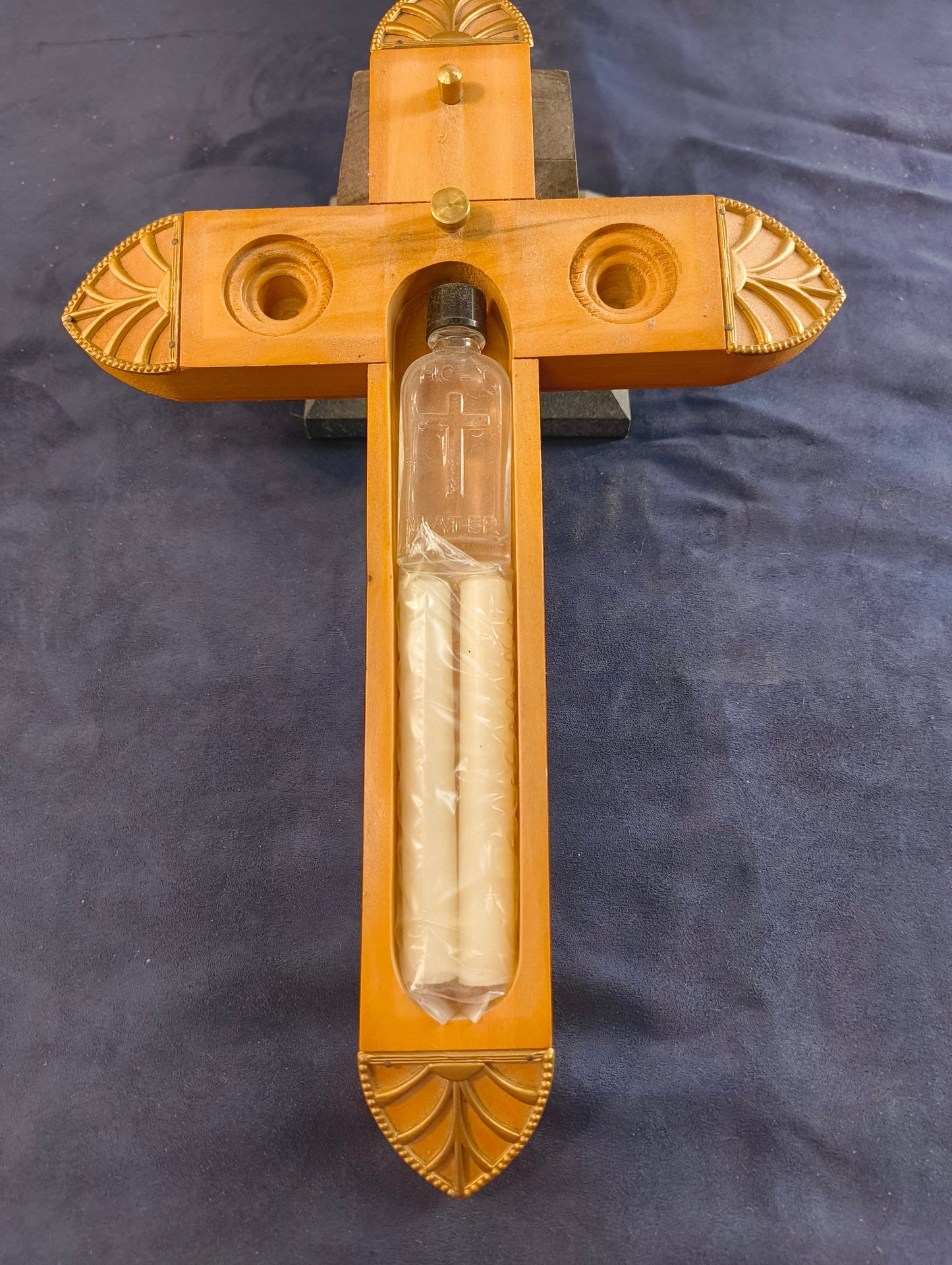 Travel altar crucifix - Italy - 1930/1940 