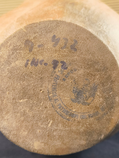 Copie d'un vase en terre cuite de la culture Moche - Bouteille anthropomorphe - Pérou - XXe siècle
