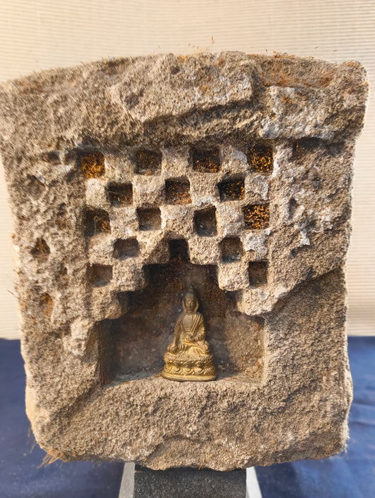 Niche en pierre - Inde - XIXe siècle