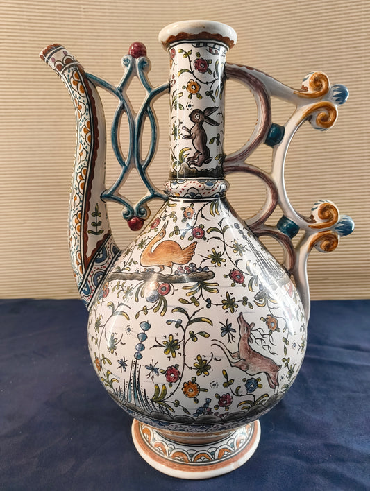 Brocca in ceramica “Estrela de Conimbriga” Portogallo  Copia modello del XVII°