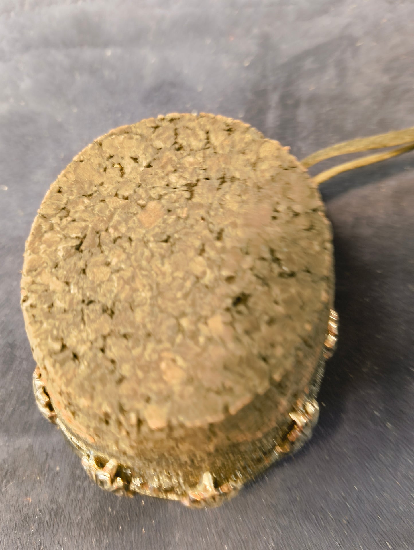 Buffalo horn container for sacred herbs - Cherokee - Oklahoma - USA early 21st century.