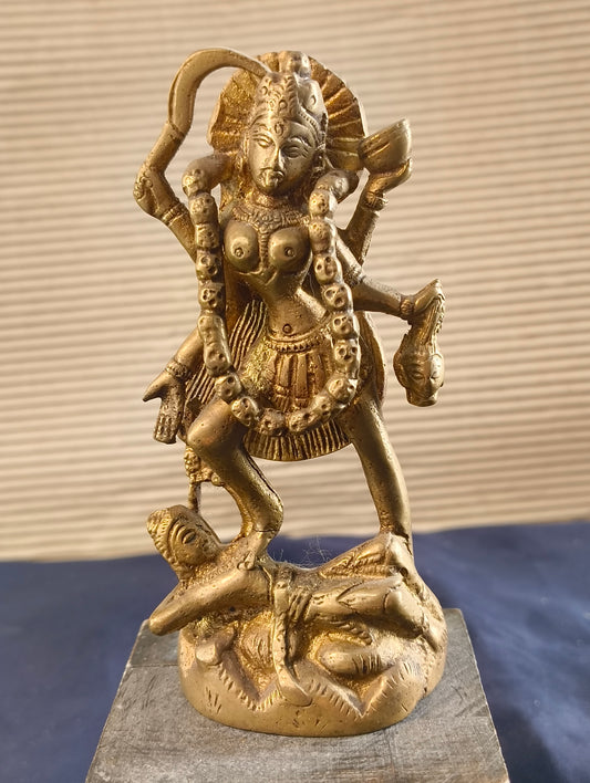 Statue en bronze de la déesse Kali - Inde - seconde moitié du XXe siècle