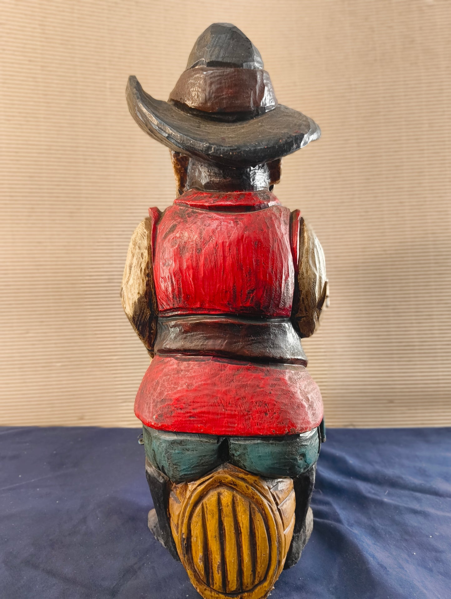 Porte-bouteille anthropomorphe « Le Saint Buveur » - Espagne - 1950/1960