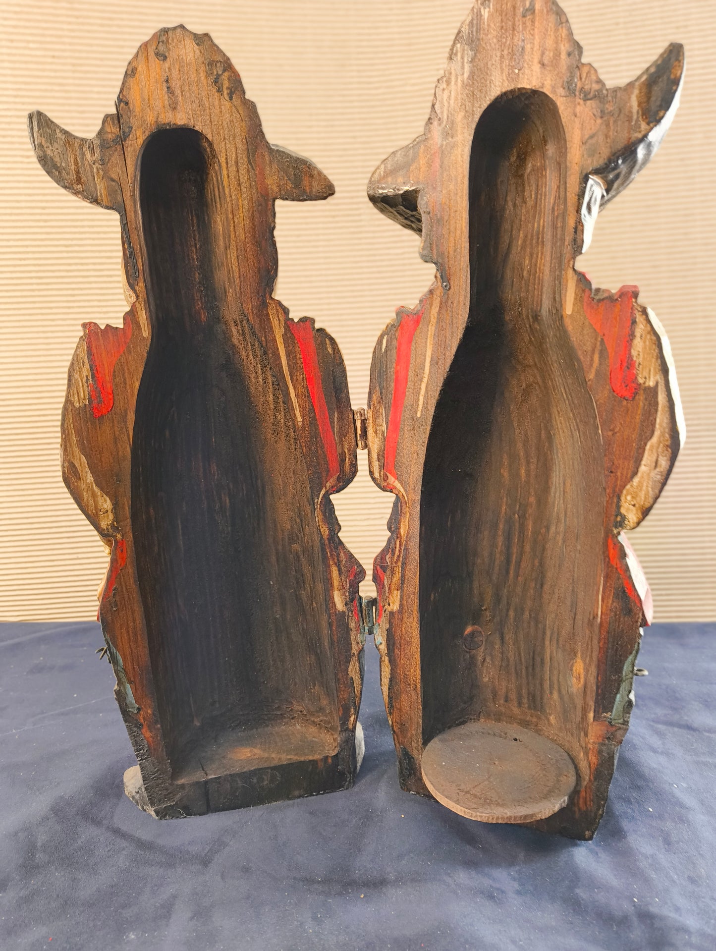 Porte-bouteille anthropomorphe « Le Saint Buveur » - Espagne - 1950/1960