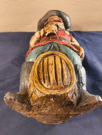 Porte-bouteille anthropomorphe « Le Saint Buveur » - Espagne - 1950/1960