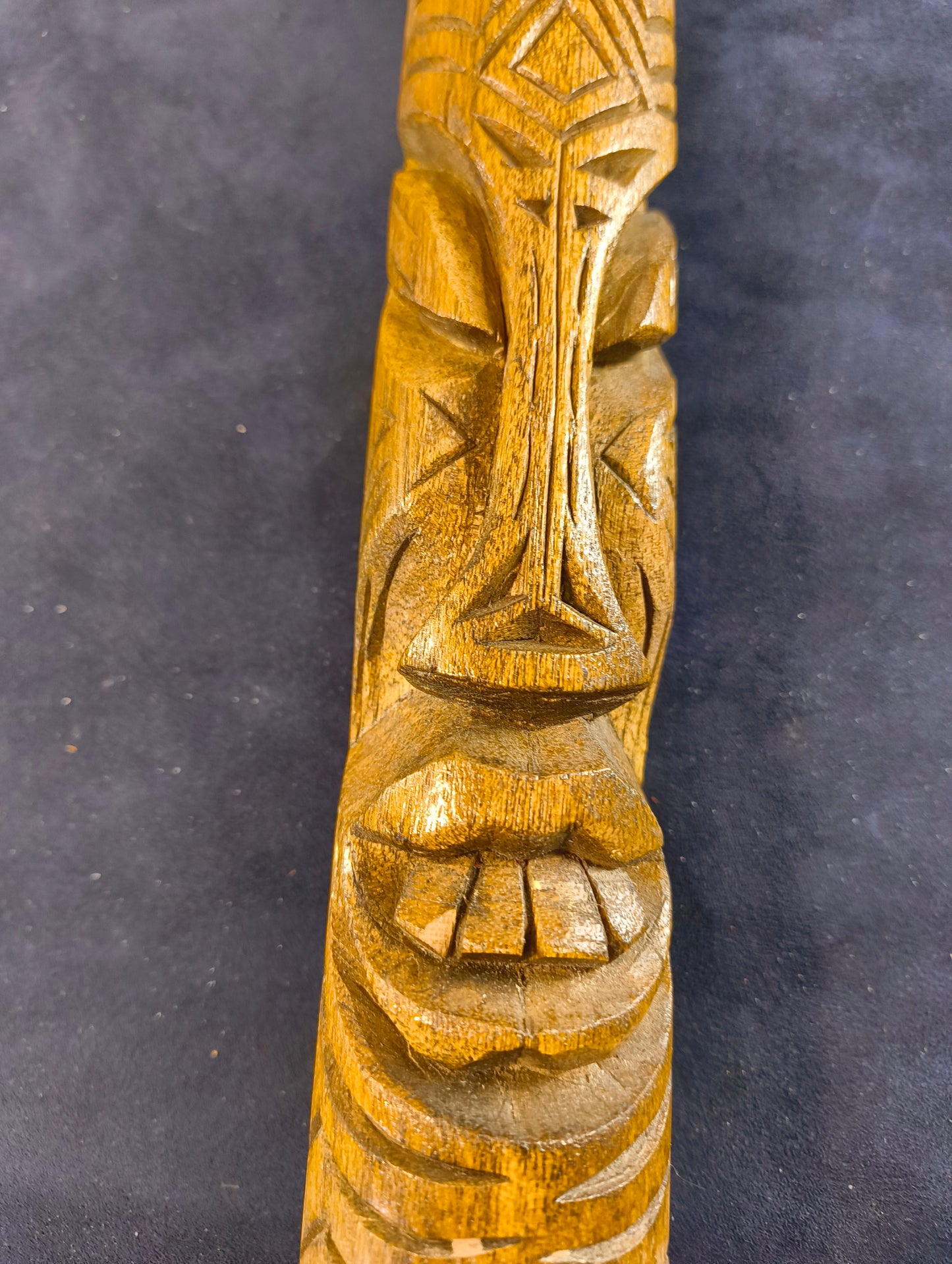 Bâton du fleuve Sepik en Papouasie-Nouvelle-Guinée - dernier quart du XXe siècle 