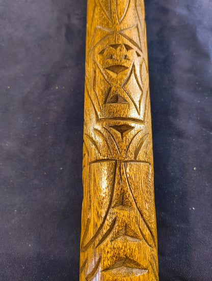 Bâton du fleuve Sepik en Papouasie-Nouvelle-Guinée - dernier quart du XXe siècle 