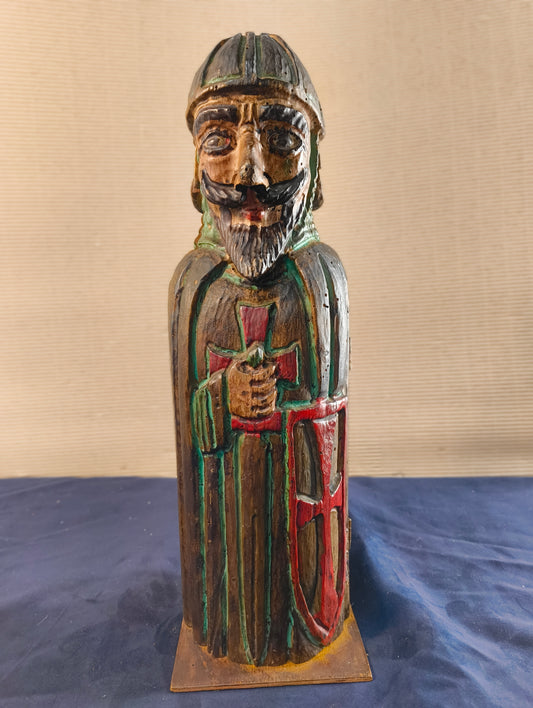 Porte-bouteille anthropomorphe « Le Croisé » - Espagne - 1950/1960