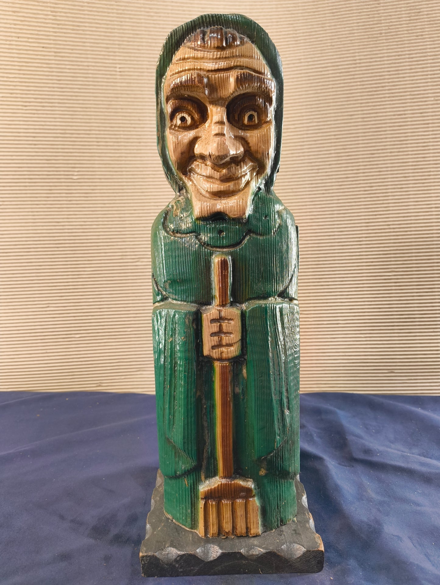 Scatola portabottiglie antropomorfa  "Diablo verde" - Spagna - 1950/1960
