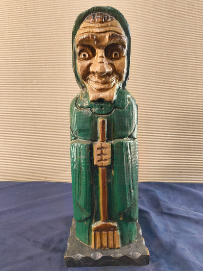 Scatola portabottiglie antropomorfa  "Diablo verde" - Spagna - 1950/1960