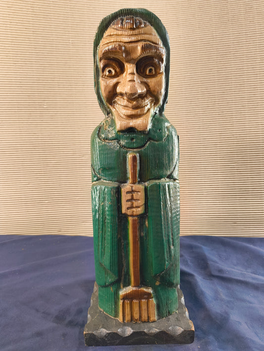 Scatola portabottiglie antropomorfa  "Diablo verde" - Spagna - 1950/1960