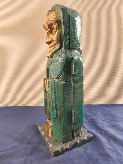 Scatola portabottiglie antropomorfa  "Diablo verde" - Spagna - 1950/1960