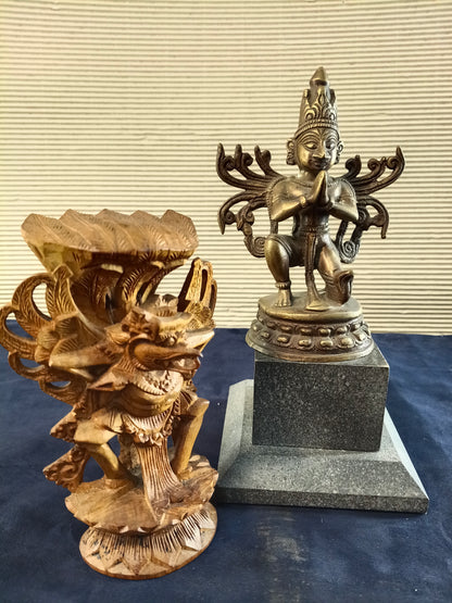 2 statuette Garuda - India - 1960-1970 / 1990-2000