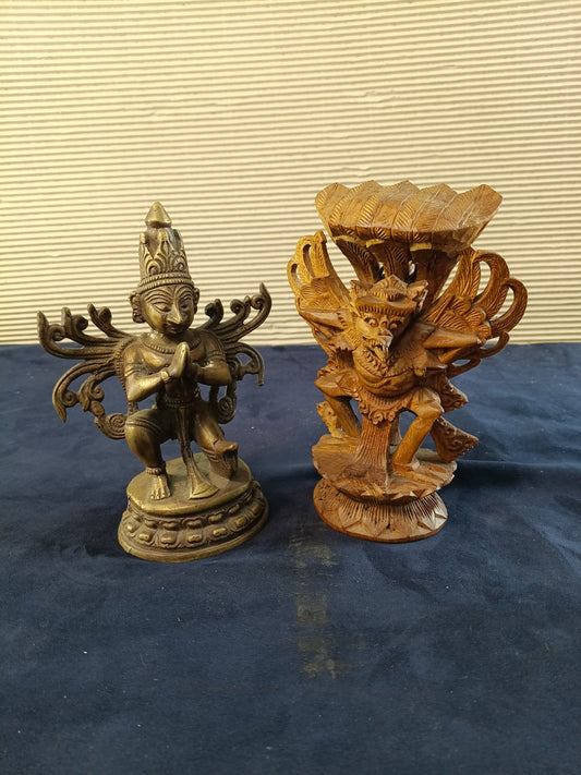 2 statuette Garuda - India - 1960-1970 / 1990-2000