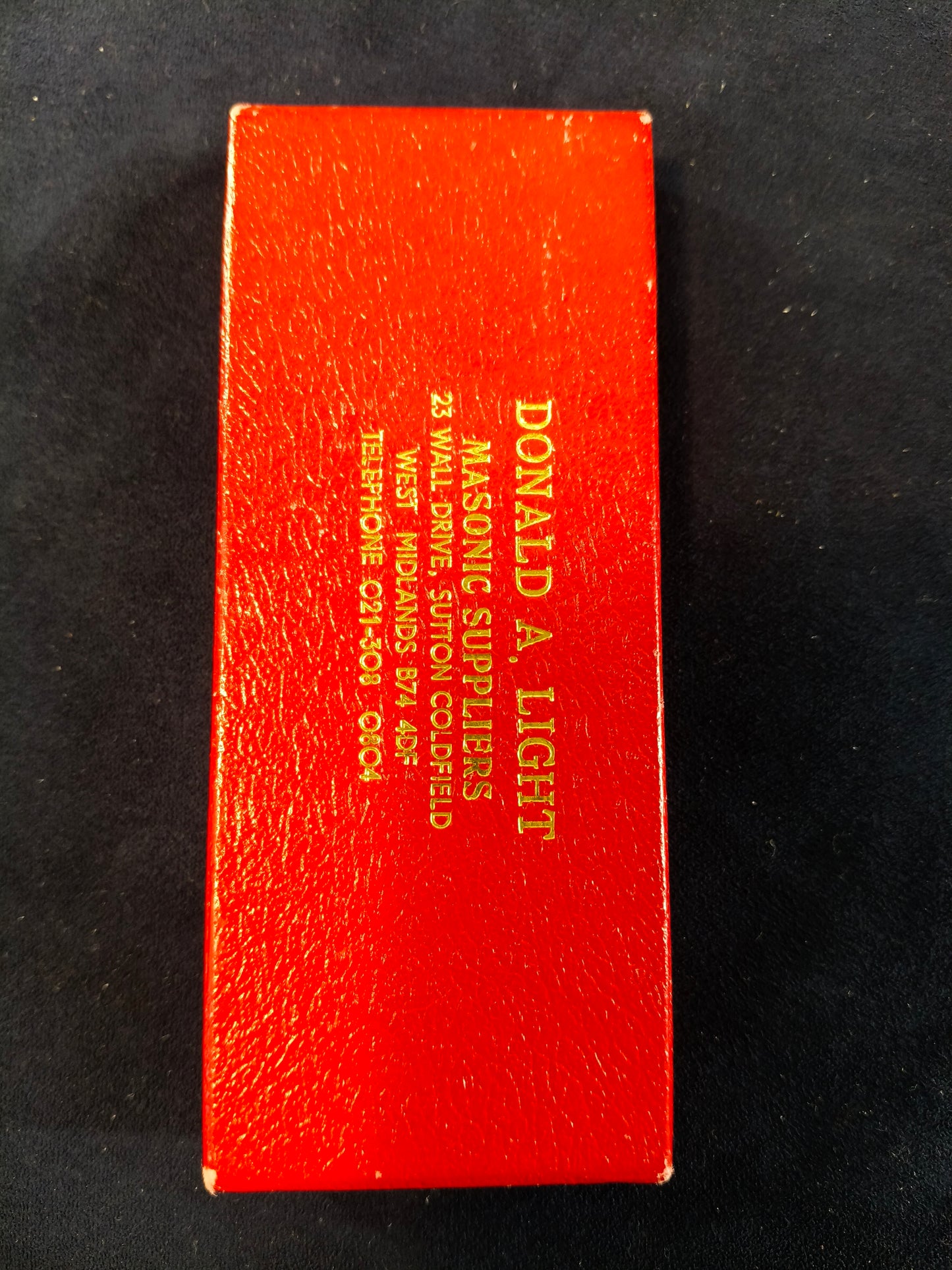 Scatola massonica con regalie - Italia - 1970/80