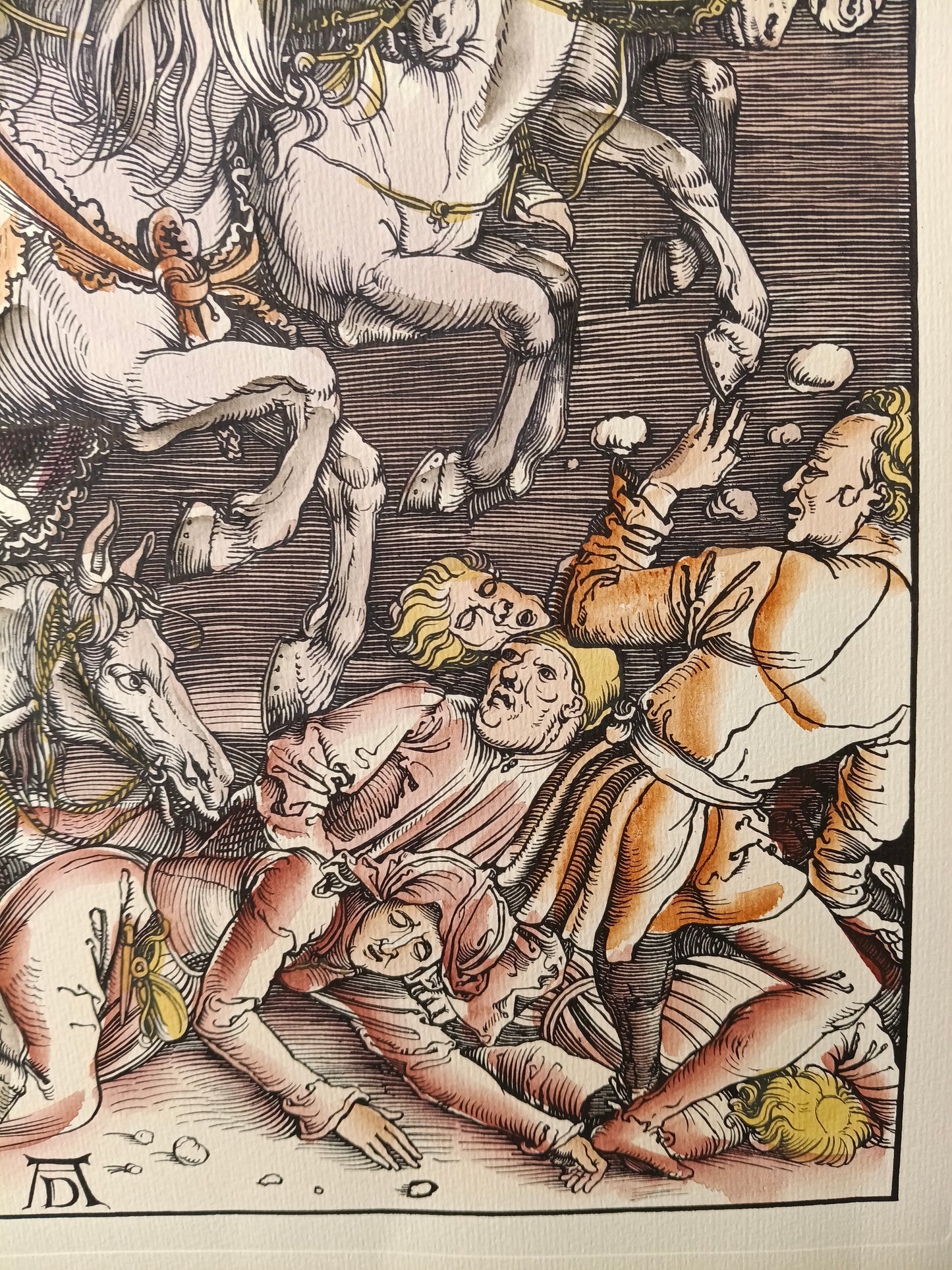 Albrecht Durer (after) - I 4 Cavalieri dell'Apocalisse - Tecnica mista - Non firmato - 1980