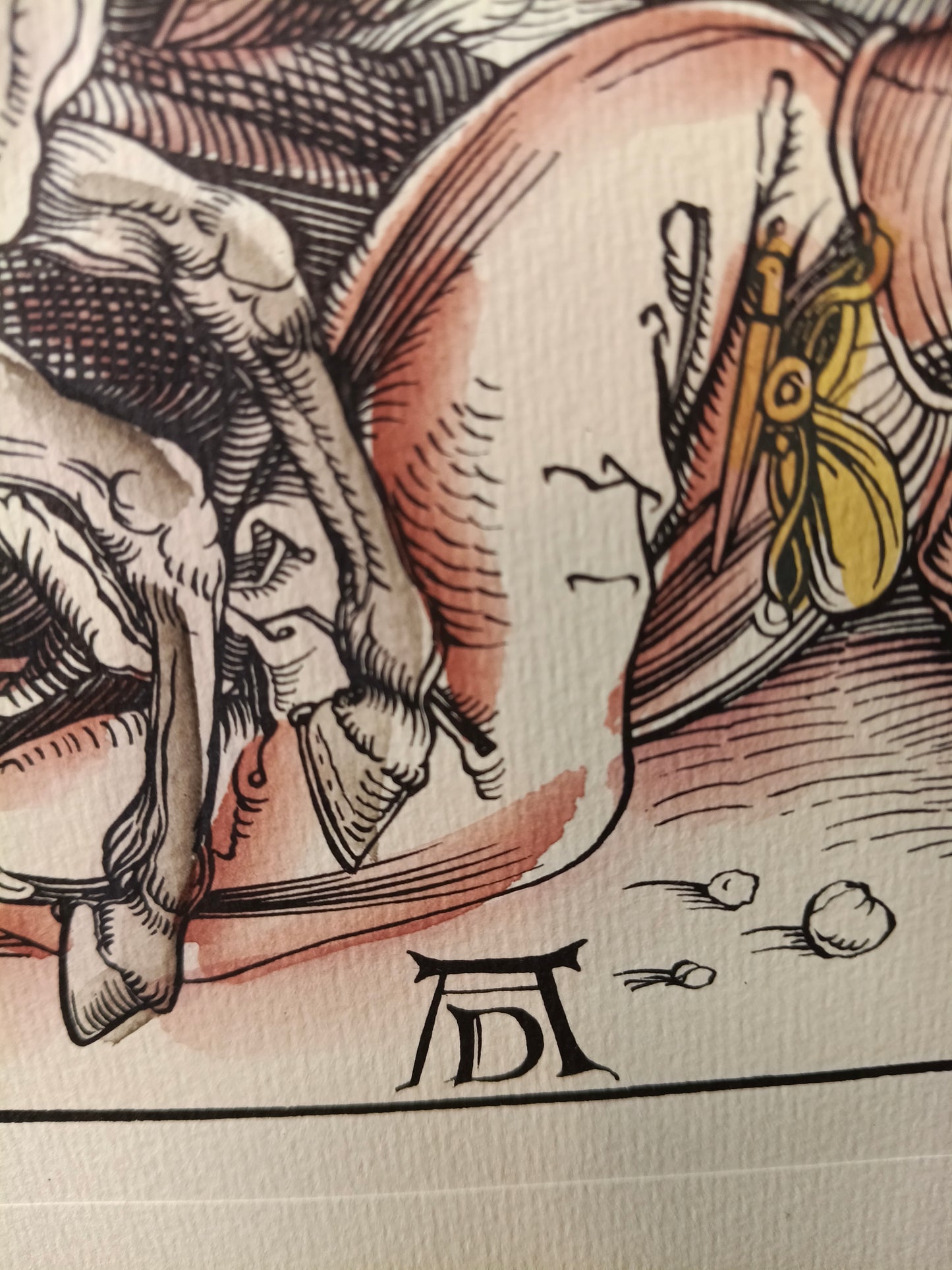 Albrecht Durer (after) - I 4 Cavalieri dell'Apocalisse - Tecnica mista - Non firmato - 1980