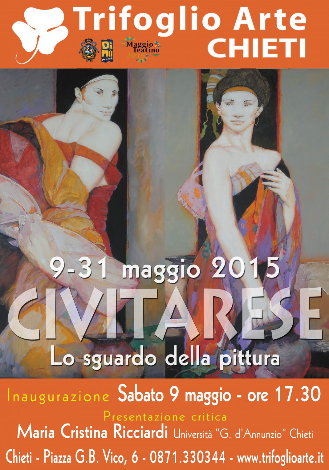 Serigrafia a colori su stoffa, ritoccata a mano - Goffredo Civitarese (Chieti 1936 – Pescara 2016)